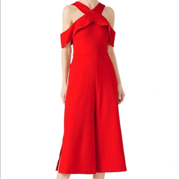 Red ❤️ Jumpsuit Sleeveless Jumpsuit size XL - Picture 1 of 4